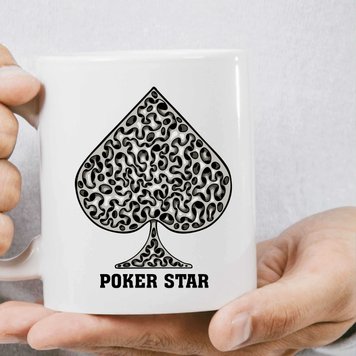 Чашка з іграми Poker star 1046-1 фото