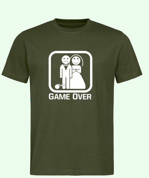 Футболка з приколом Game over F4-2 фото