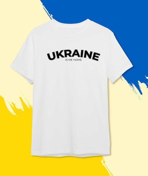 футболка Патріотична Ukraine Білий XS Чоловікам 478-1 фото