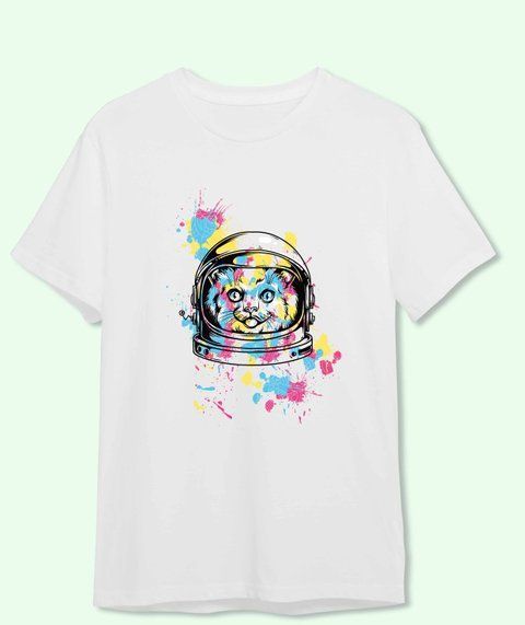 Футболка Astronaut Cat F62-2 фото