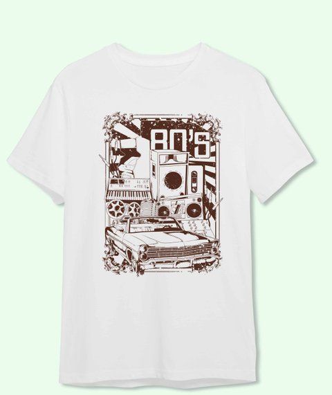 Футболка Retro 80s Boombox F68-2 фото