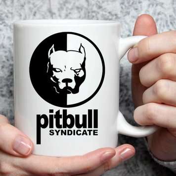 Чашка з принтом pitbull syndicate 3503-1 фото