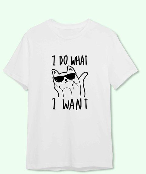 Футболка з принтом I DO WHAT I WANT 21821-2 фото